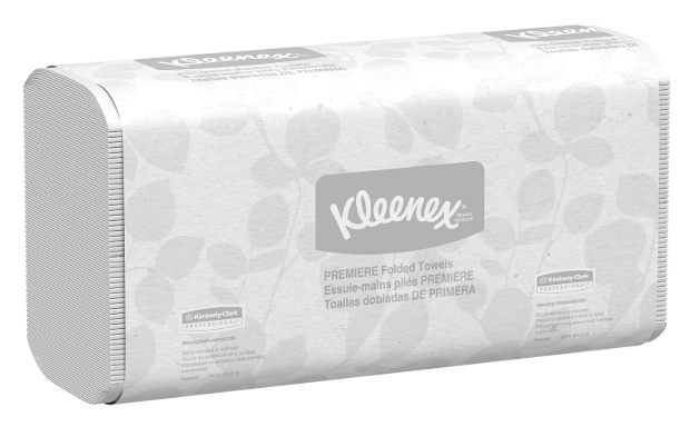 PAPER TOWELS, MULTIFOLD, KLEENEX, RECYCLED, 2-PLY, 120 SHEETS/PK, 25 PACKS/CT LARGE